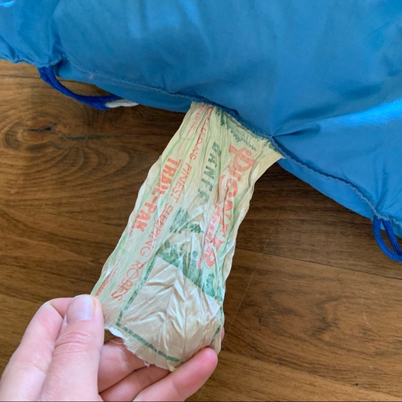 Vintage Pioneer Brand Blue Sleeping Bag Trail Pak - Picture 2 of 13